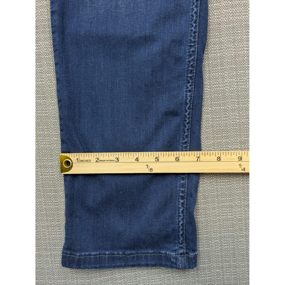 Mugsy Fultons Jeans Mens 34x31 (36x32) Blue Medium Wash Tapered Stretch Denim - Picture 9 of 12
